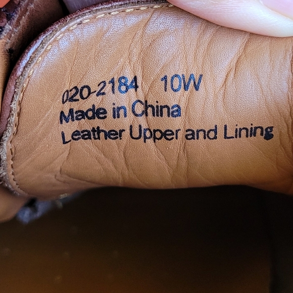 Johnson & Murphy Mens Lace Up Oxford 020-2184 Brown Leather Size 10W - Picture 15 of 15